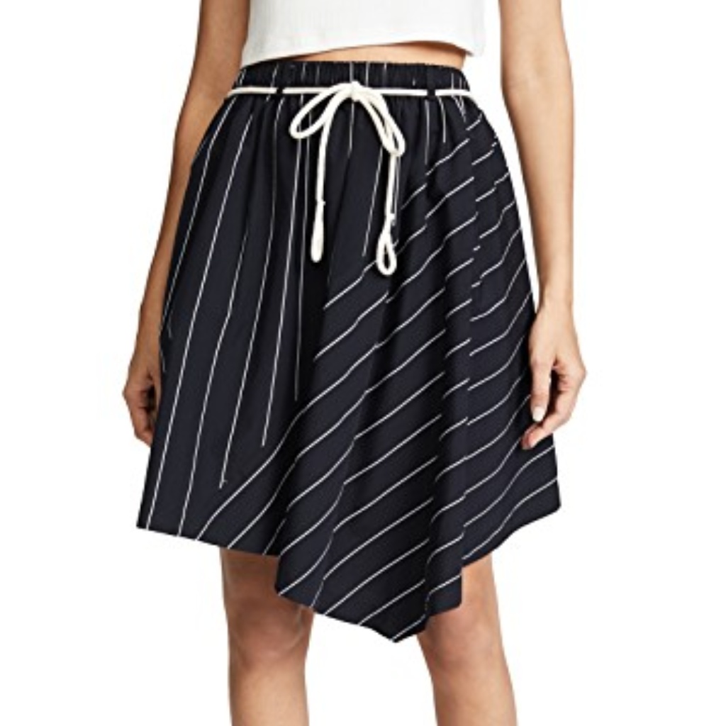 Nwt Vince Asymmetric Skirt With Pockets